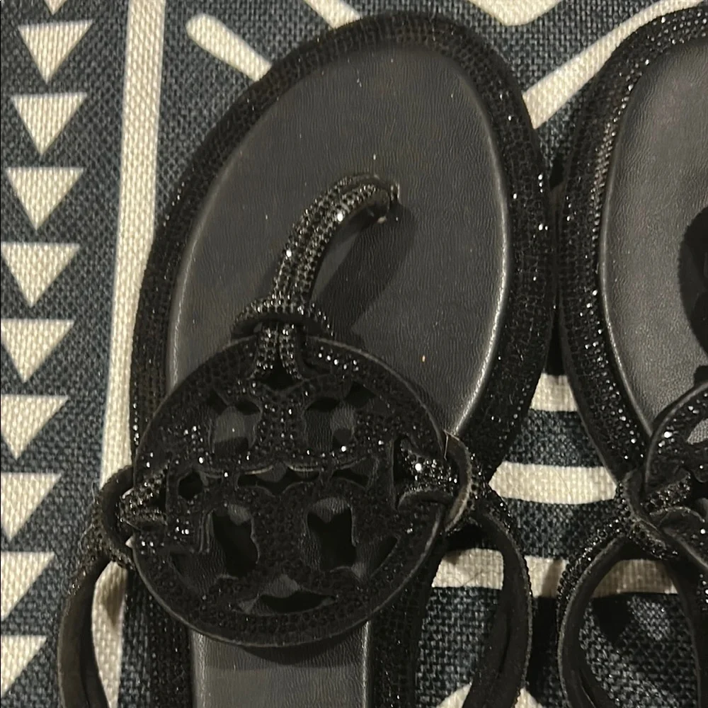 Tory Burch Black Pave Sandals - Picture 3 of 6